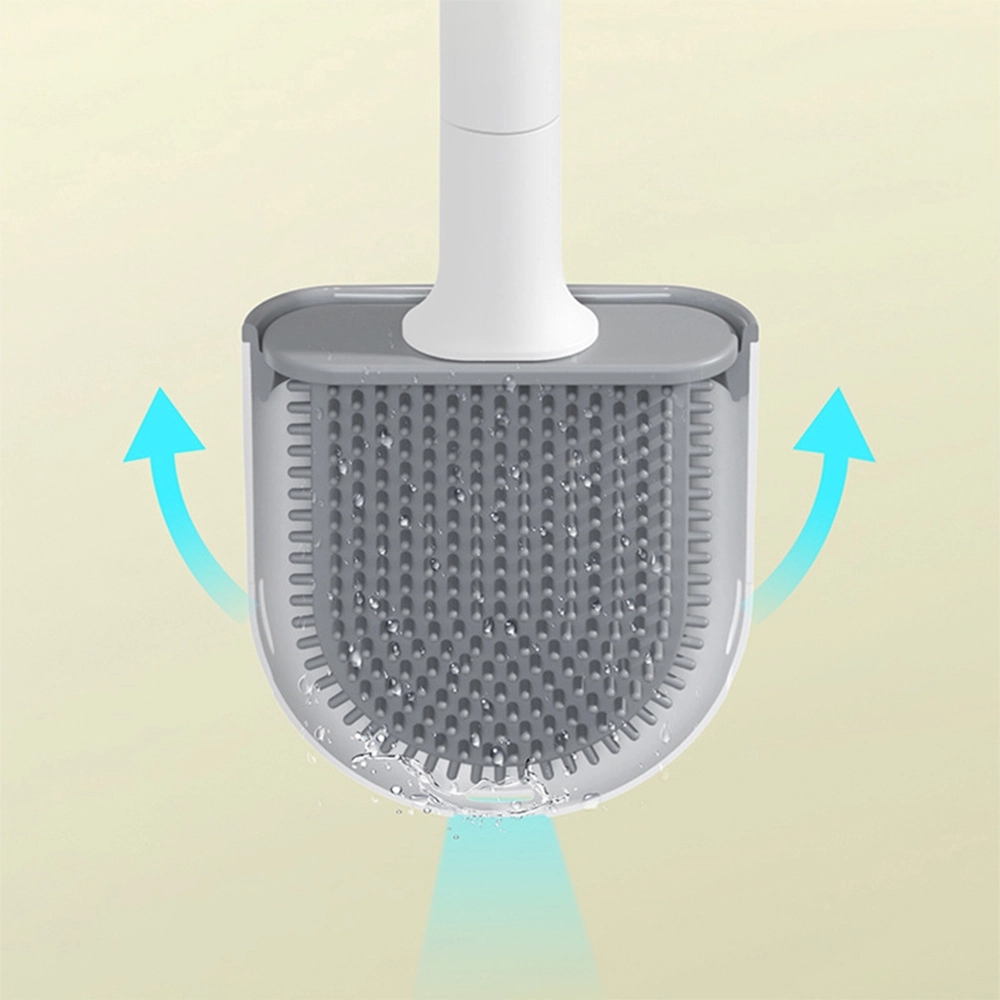 Soft Bristle Toilet Brush with Detachable Handle