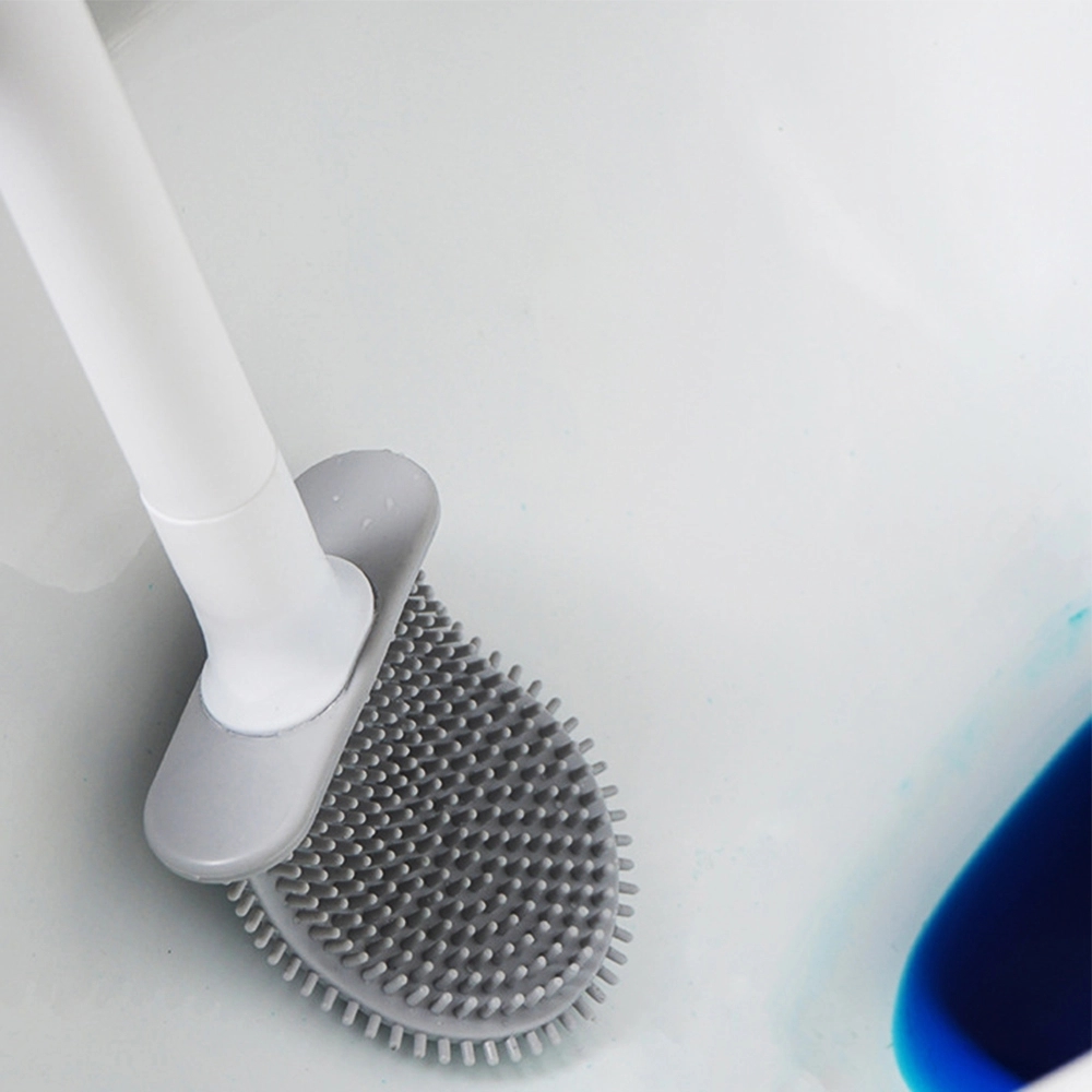 Soft Bristle Toilet Brush with Detachable Handle