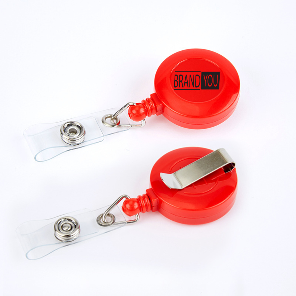 Circular Retractable Badge Holder
