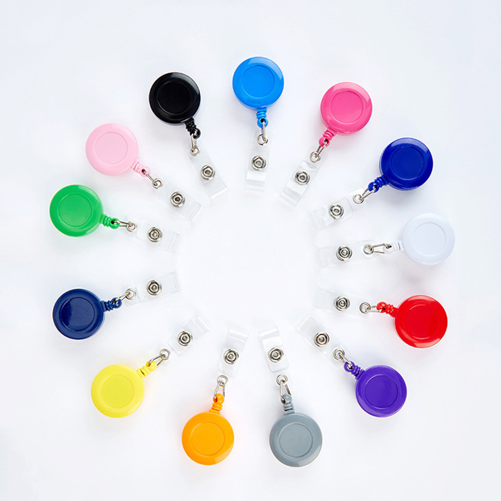Circular Retractable Badge Holder