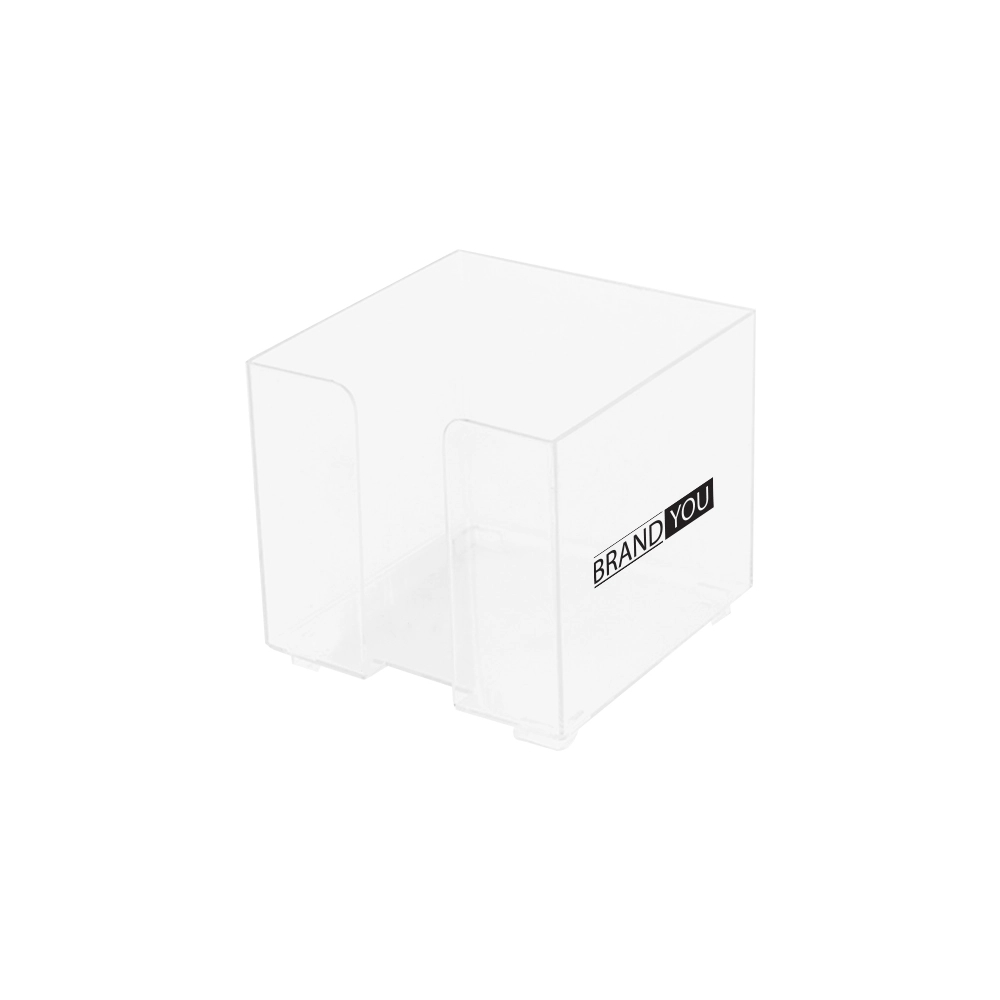 Large Capacity Acrylic Sticky Note Storage Box for Students