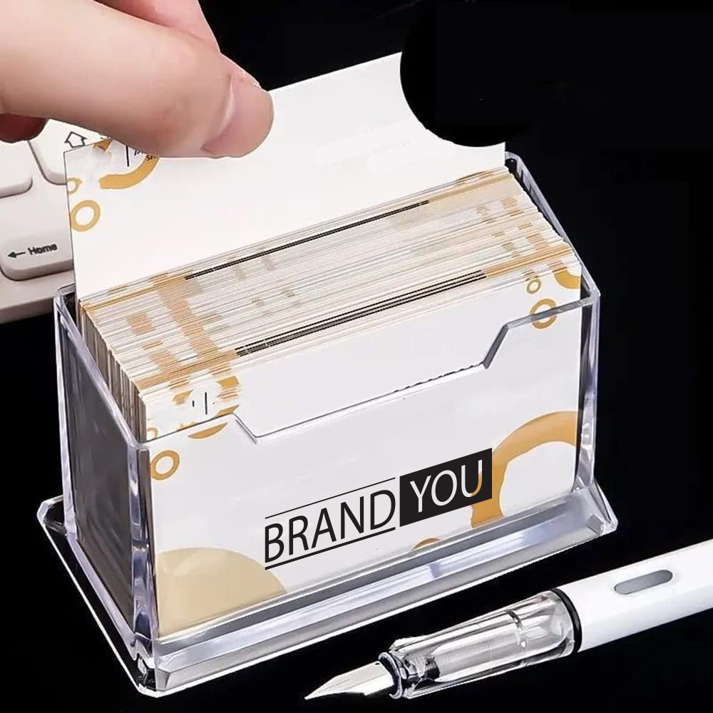 Transparent Acrylic Business Card Holder