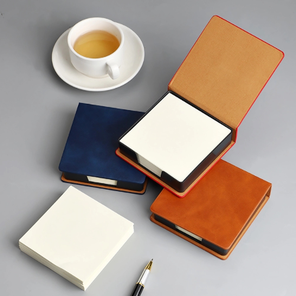 Deluxe Acrylic PU Leather Memo Set