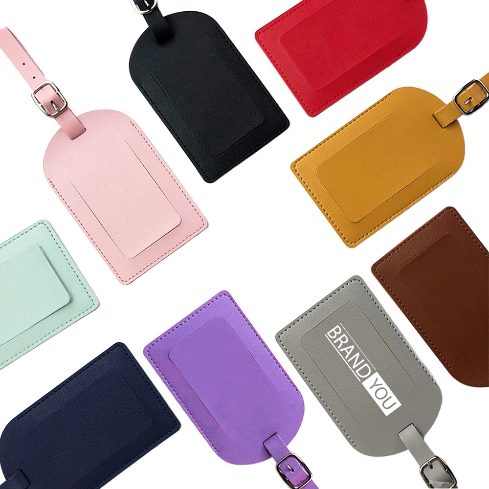 Multi-Colored Faux Leather Boarding Pass Holder
