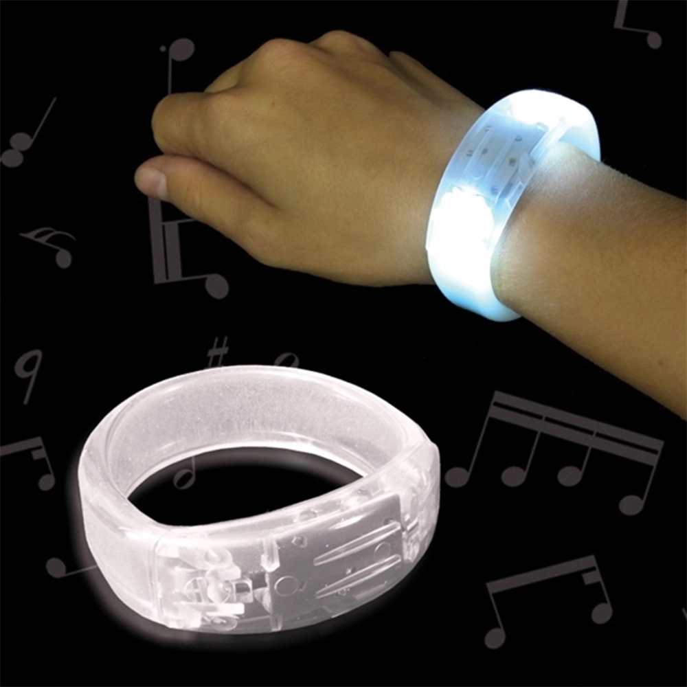 LED Sound Control Vibrating Wristband