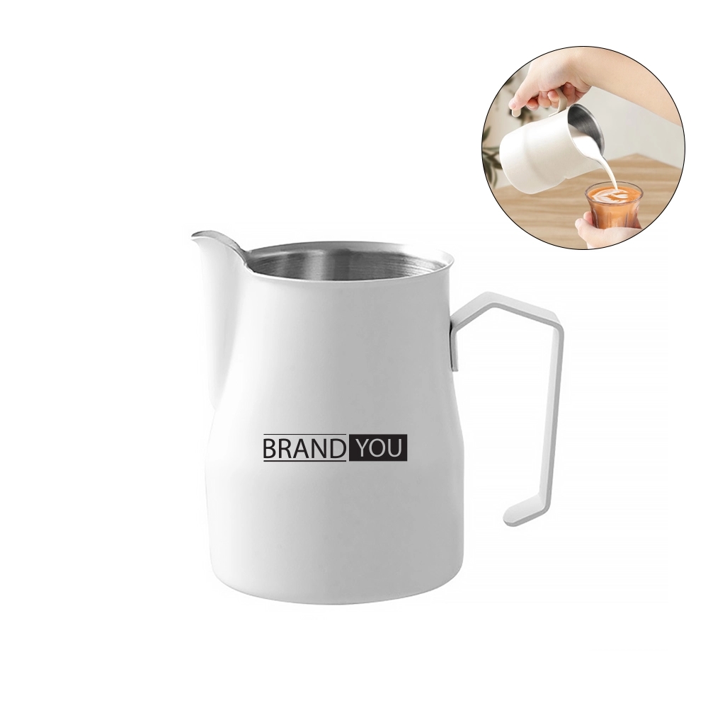 17oz Italian Style Stainless Steel Latte Art Cup with Scale