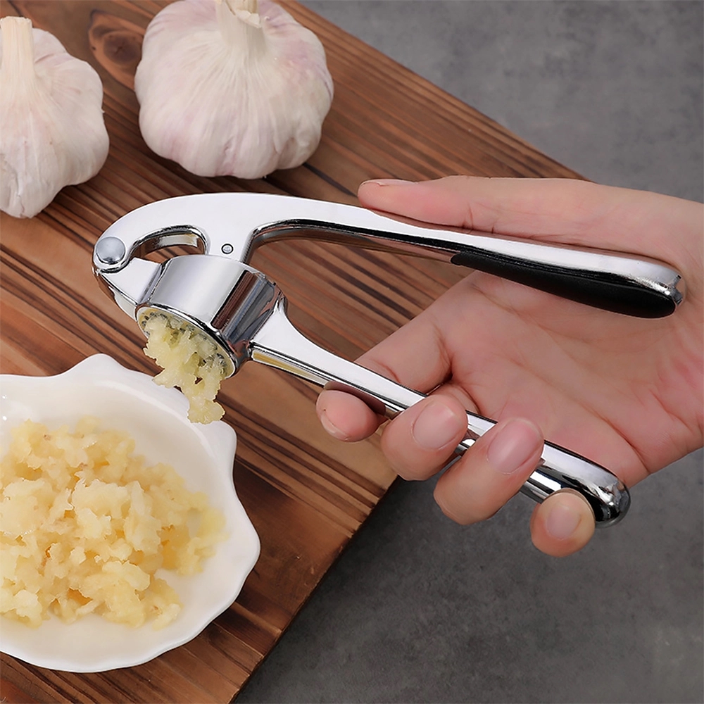 Stainless Steel Garlic Press Crusher