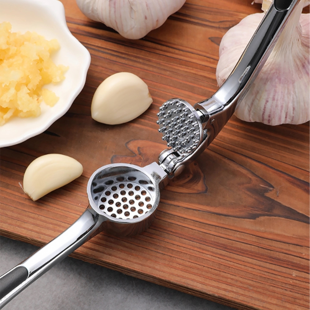Stainless Steel Garlic Press Crusher