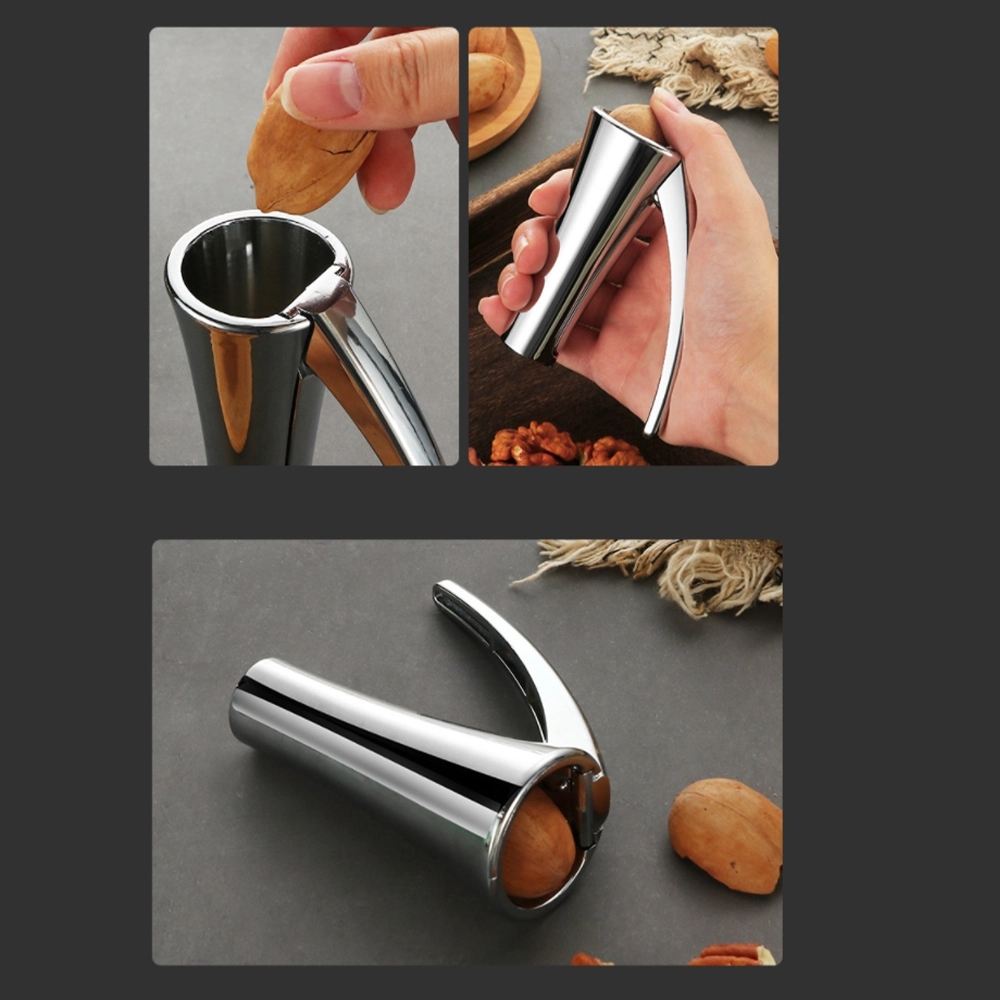 Thickened Zinc Alloy Funnel Walnut Cracker Nutcracker