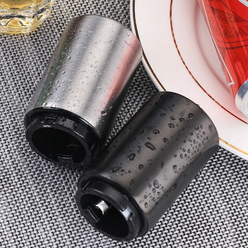 Beer Bottle Opener with Press-down Cap Lifter