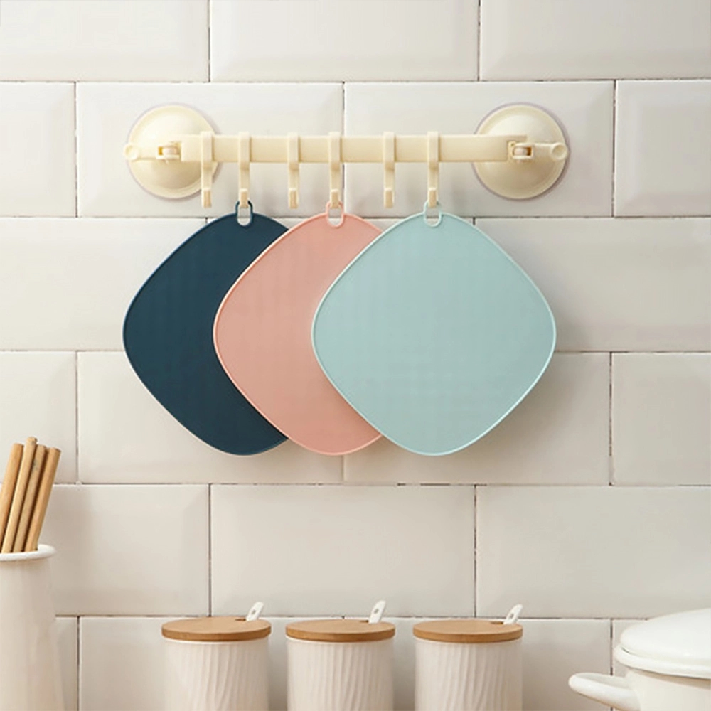 NonSlip Heat-Resistant Coaster with Hanging Hole