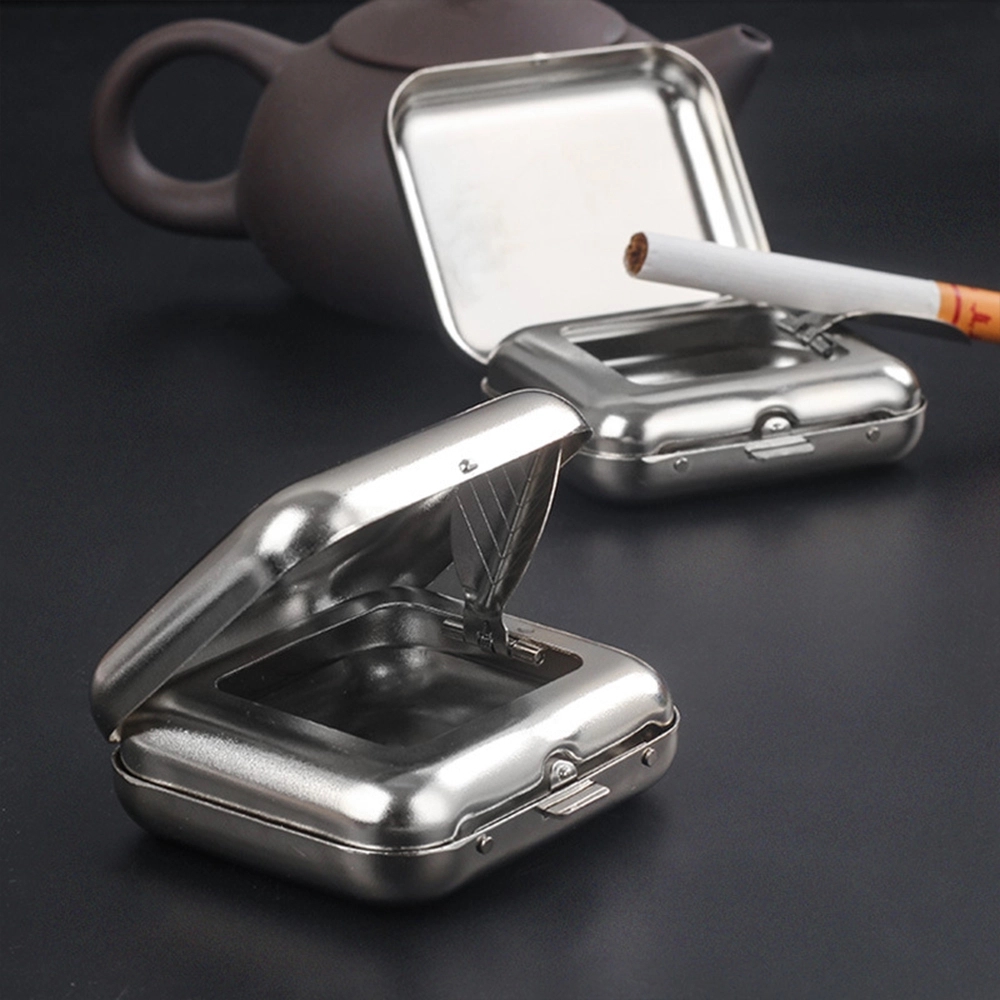 Mini Square Metal Ashtray