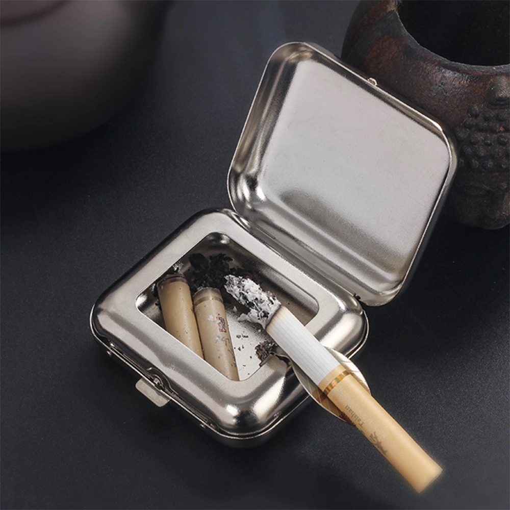 Mini Square Metal Ashtray