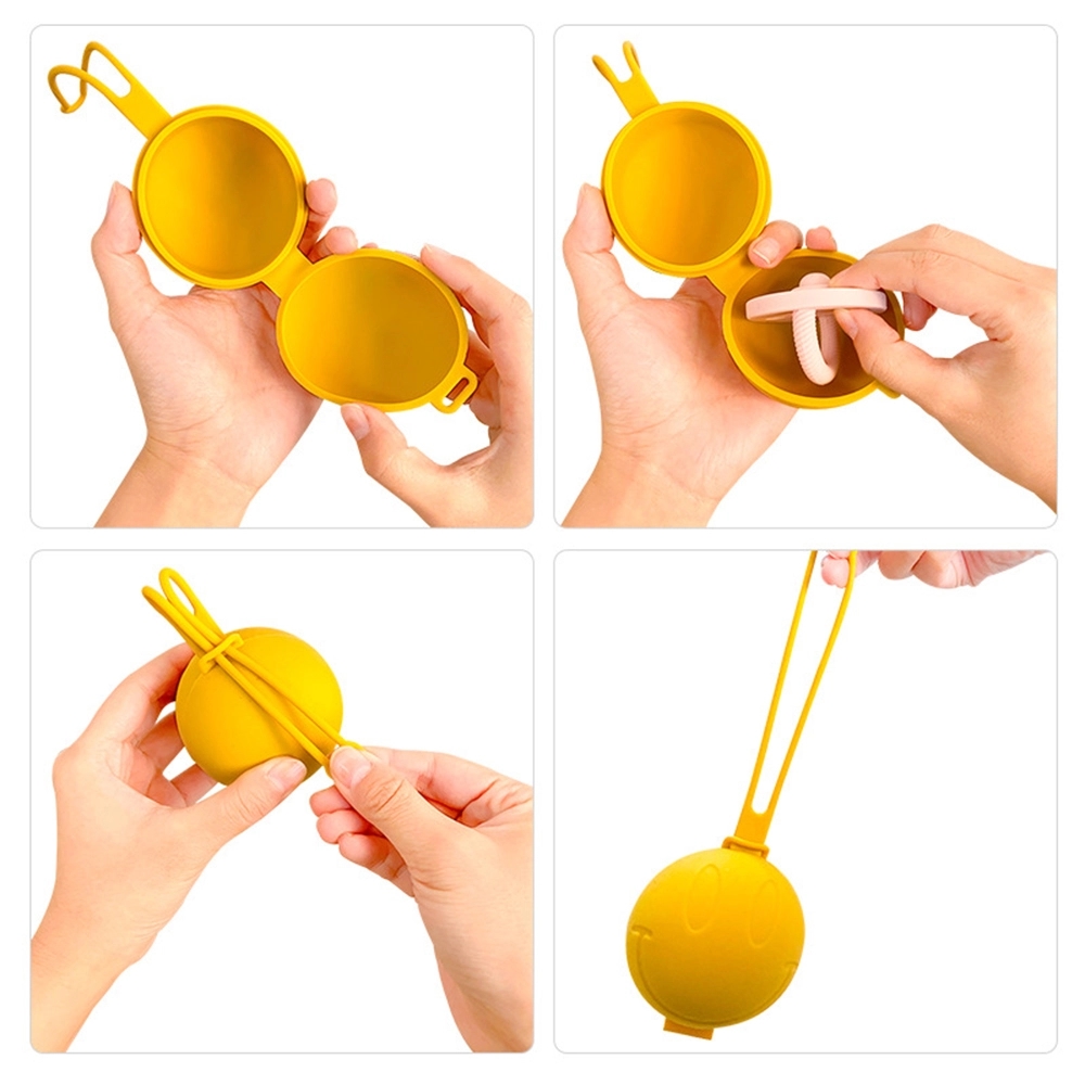 Hanging Silicone Pacifier Storage Box