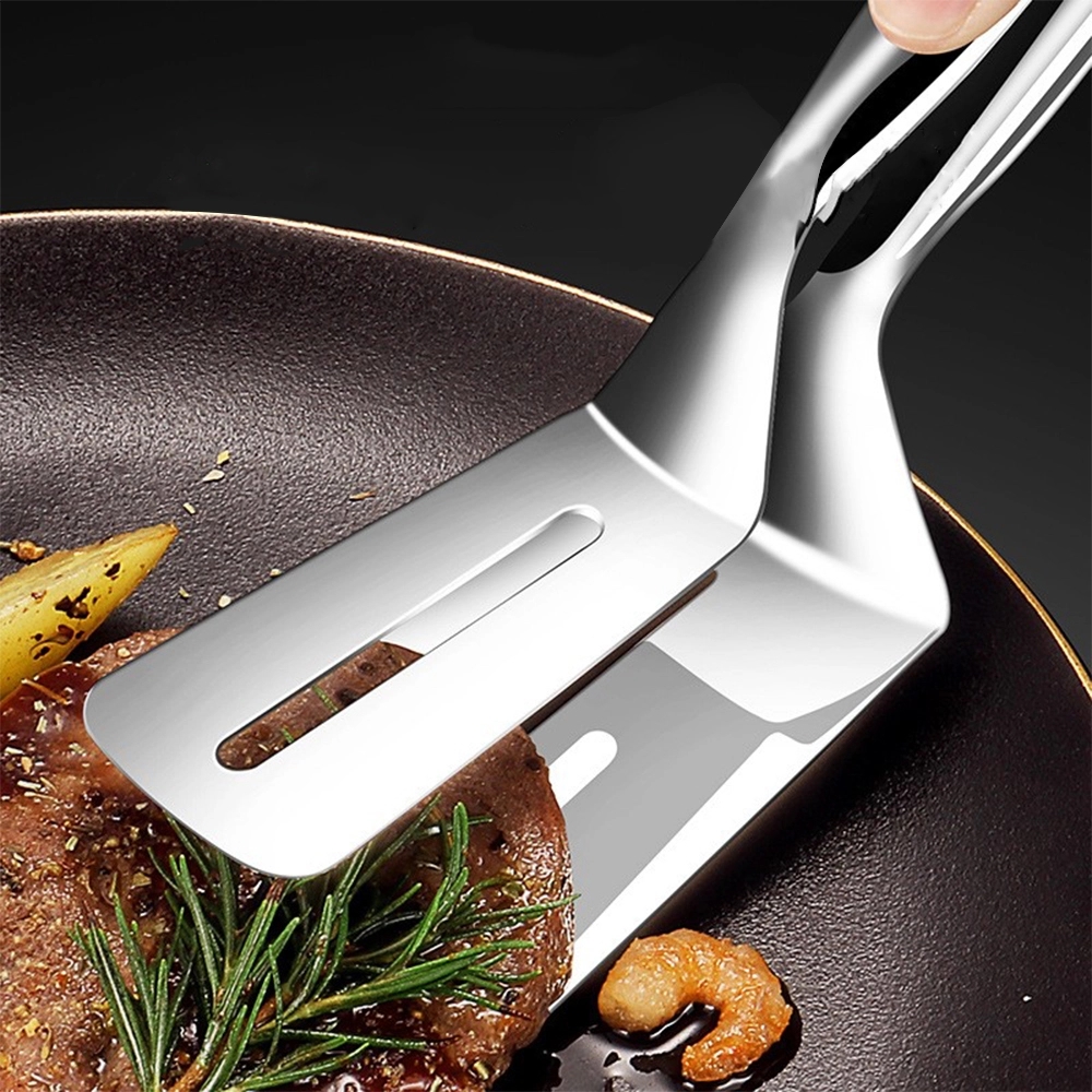 304 Stainless Steel Steak Tongs & Frying Spatula