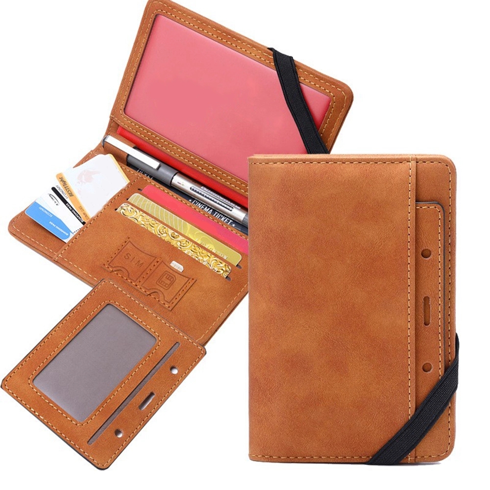 Multi-functional RFID-Blocking Passport Wallet