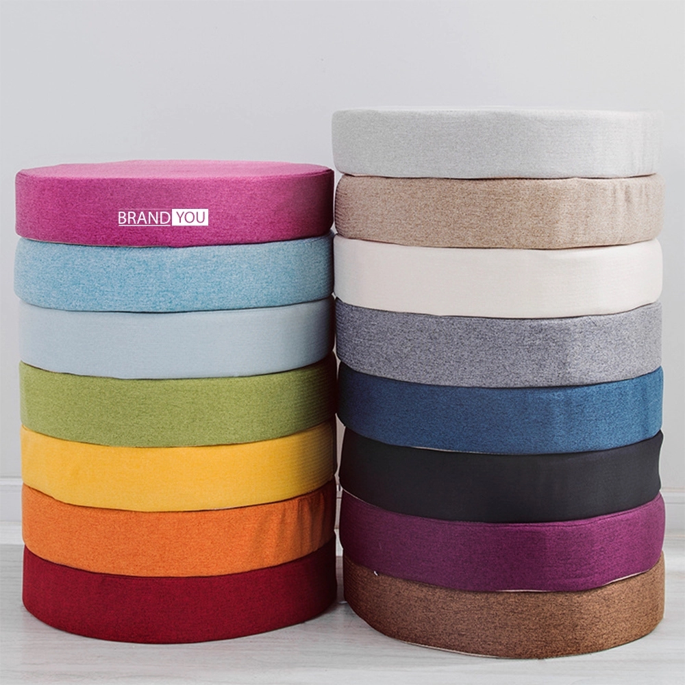 Linen Seat Cushion w/ 35D High-Density Sponge Pad