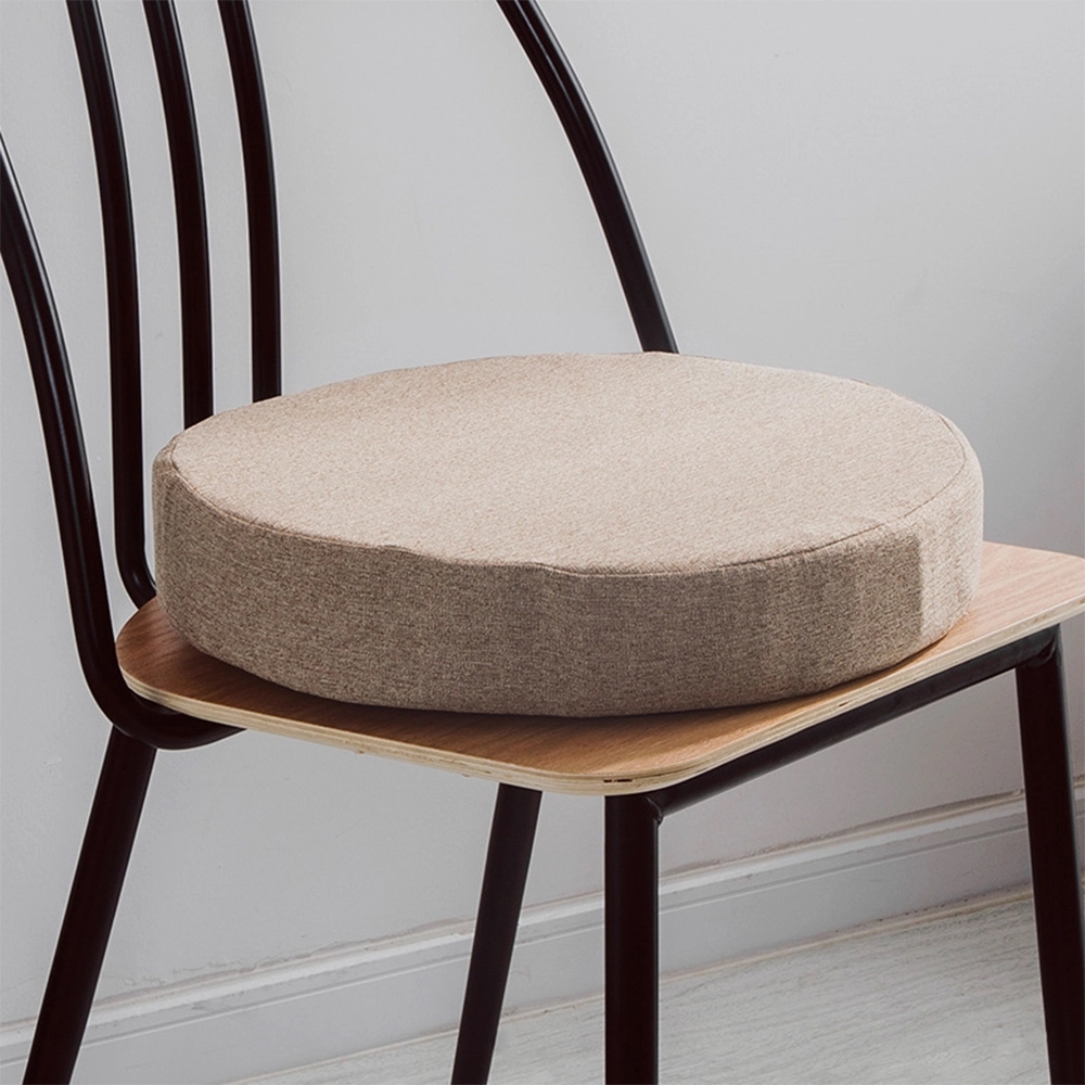 Linen Seat Cushion w/ 35D High-Density Sponge Pad