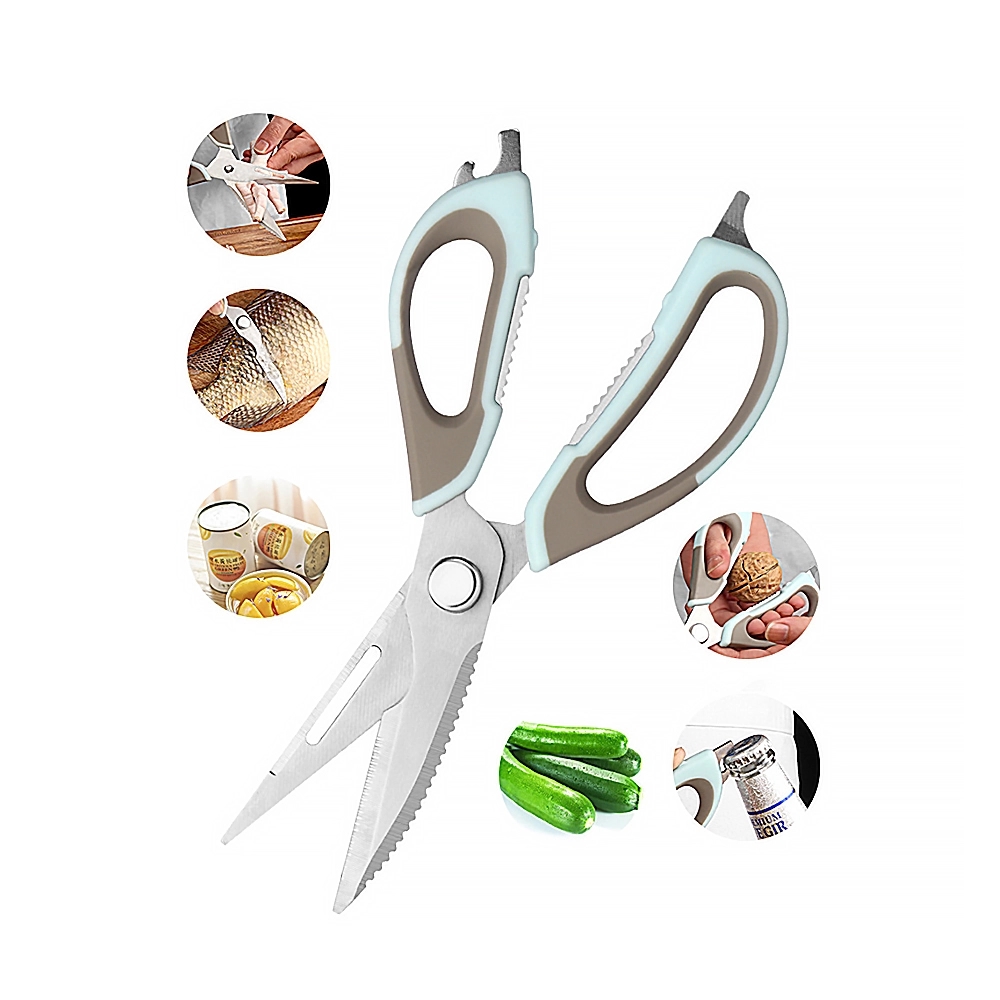 Stainless Steel Kitchen Scissors With Magnetic Cover