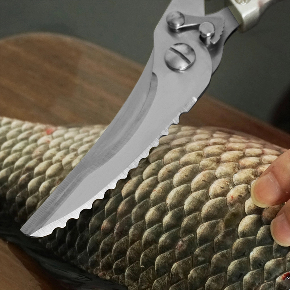Stainless Steel Multi-Purpose Chicken Bone Kitchen Scissors