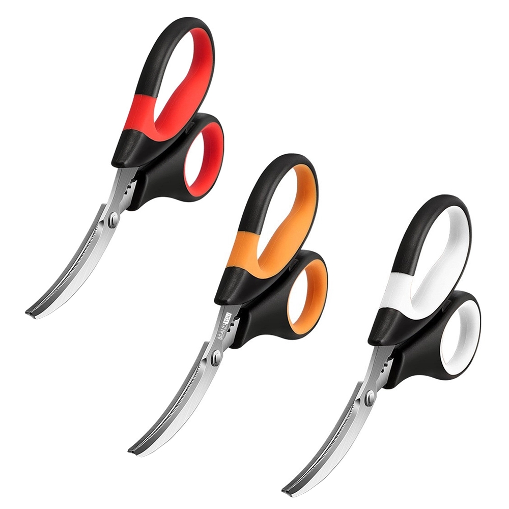 Comfort Grip Stainless Steel Seafood Scissors for Kitchen