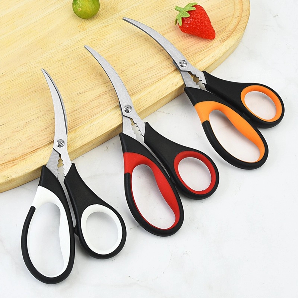 Comfort Grip Stainless Steel Seafood Scissors for Kitchen