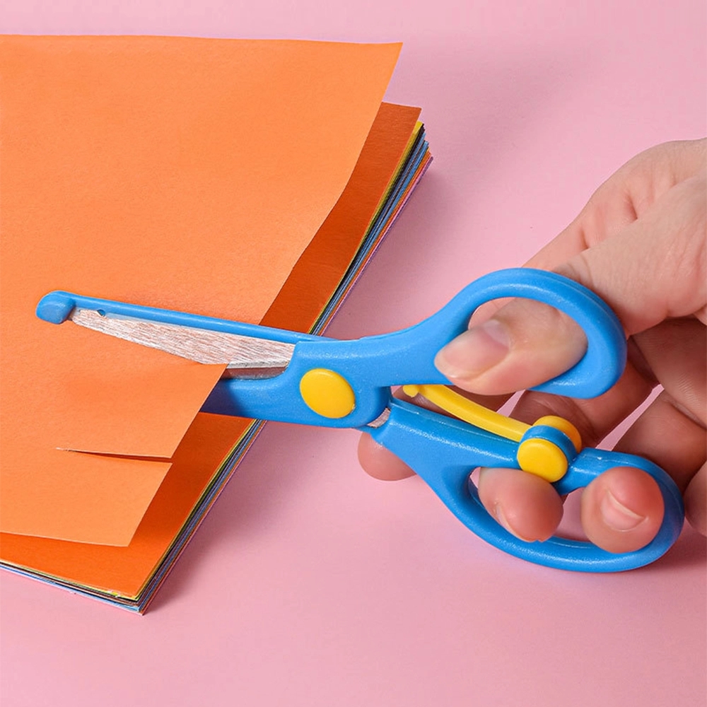 Fully Wrapped Child-Safe Stainless Steel Scissors for Crafts