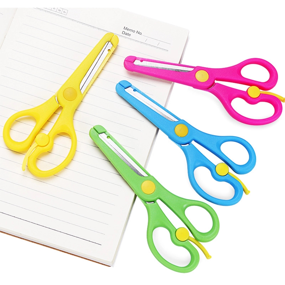 Fully Wrapped Child-Safe Stainless Steel Scissors for Crafts