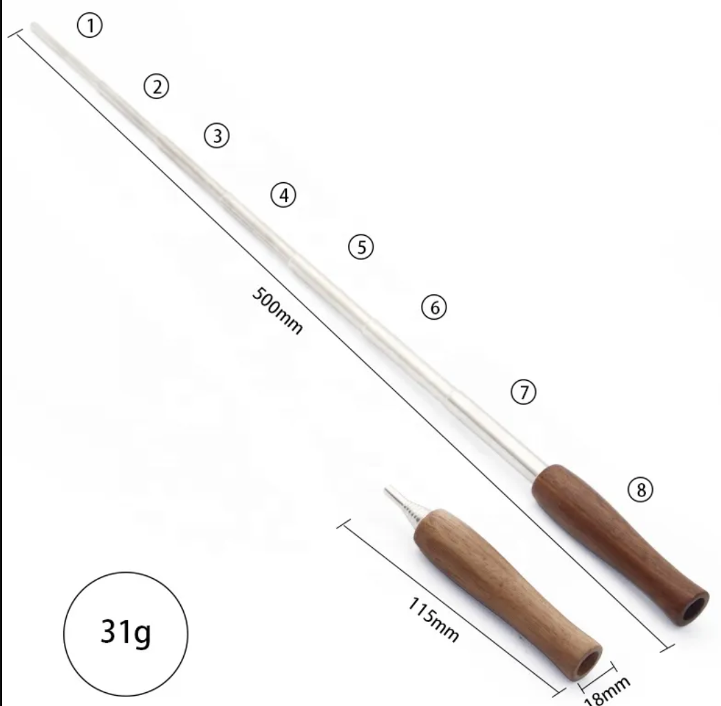 8-Layer Structure Glamping Campfire Bellow Tube
