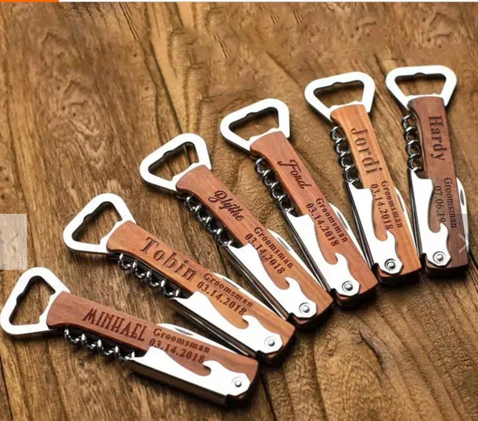 Wooden Seahorse Bottle Opener