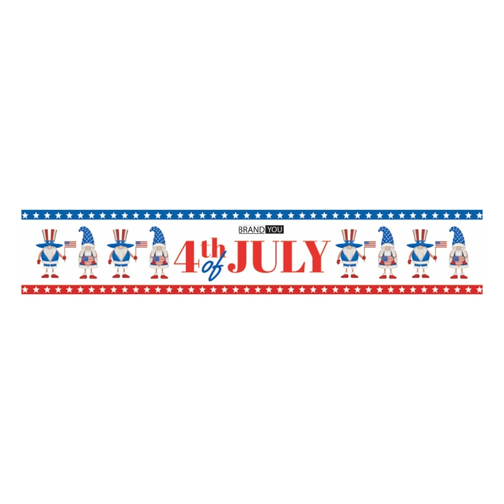 American Independence Day Linen Tablecloth