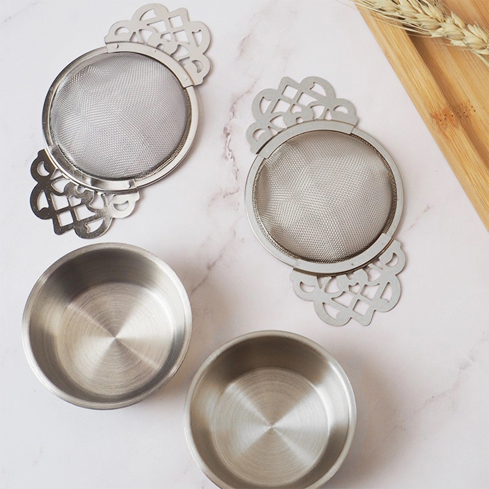 Stainless Steel Tea Infuser with Decorative Edge