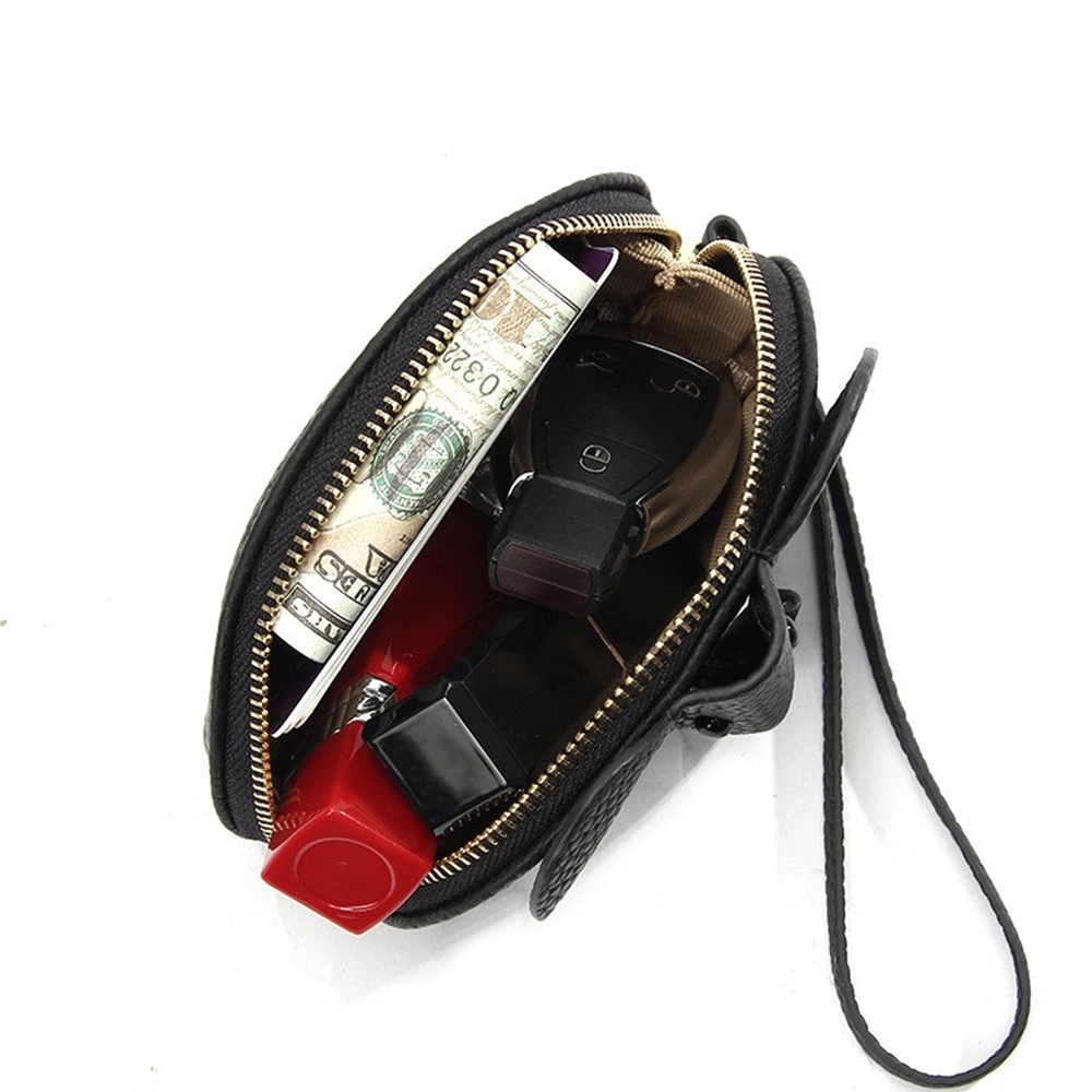 Portable Leather Elephant Coin Purse