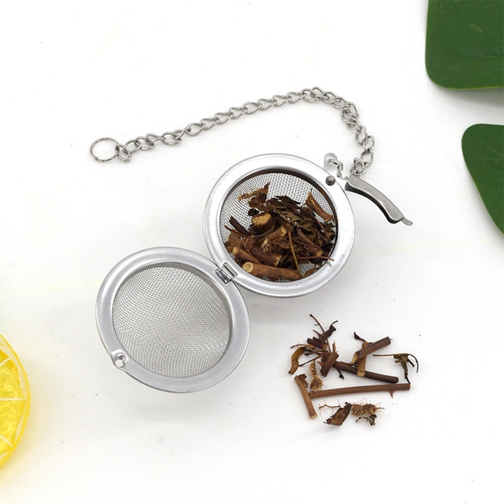 Stainless Steel Mesh Tea Ball Infuser with Chain