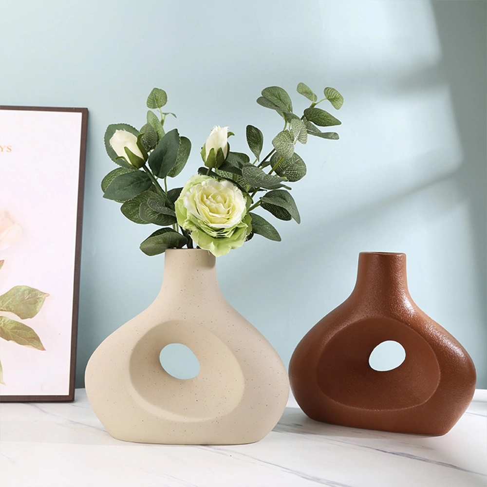 Creative Hollowed-Out Ceramic Vase