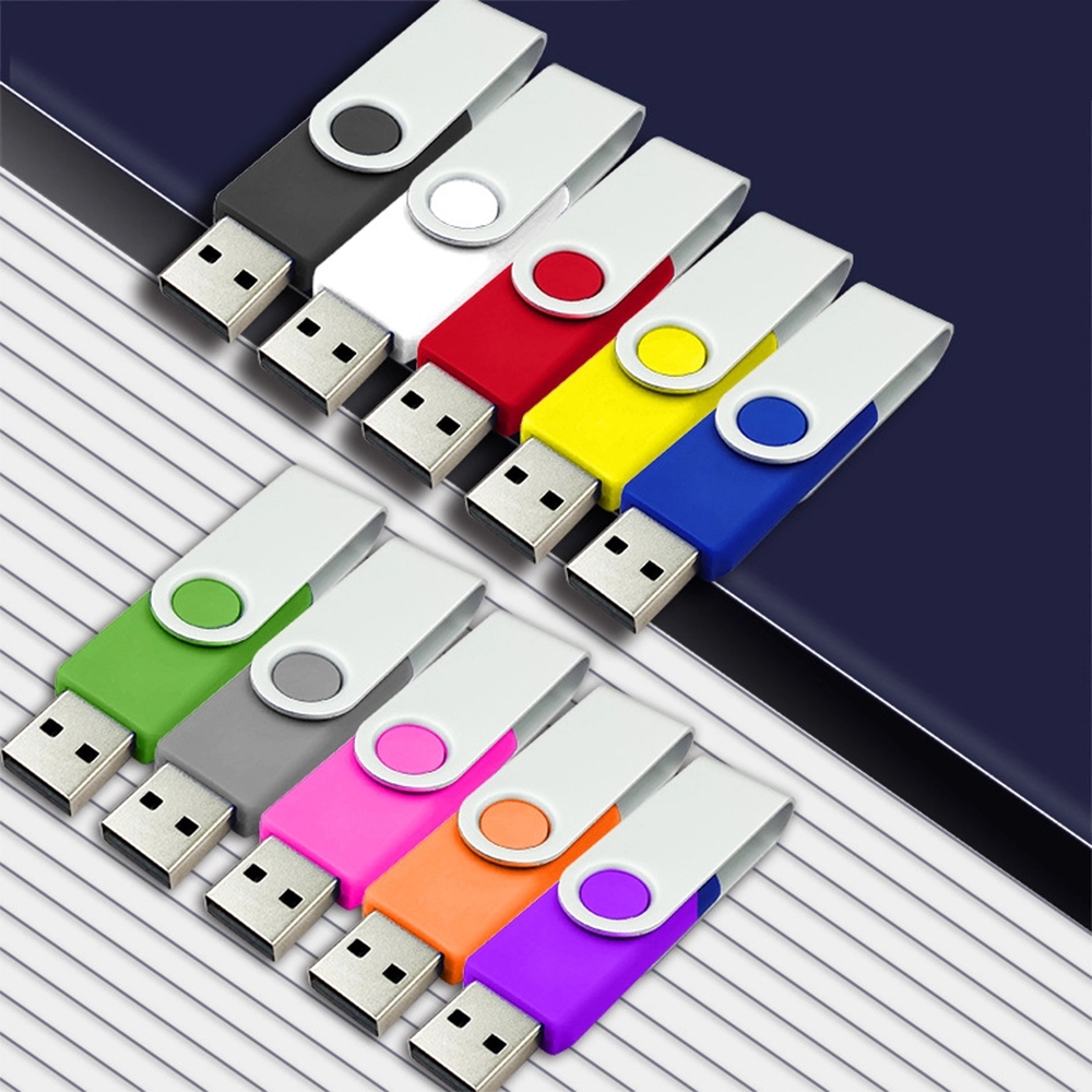 Metal Rotating USB Flash Drive 2GB