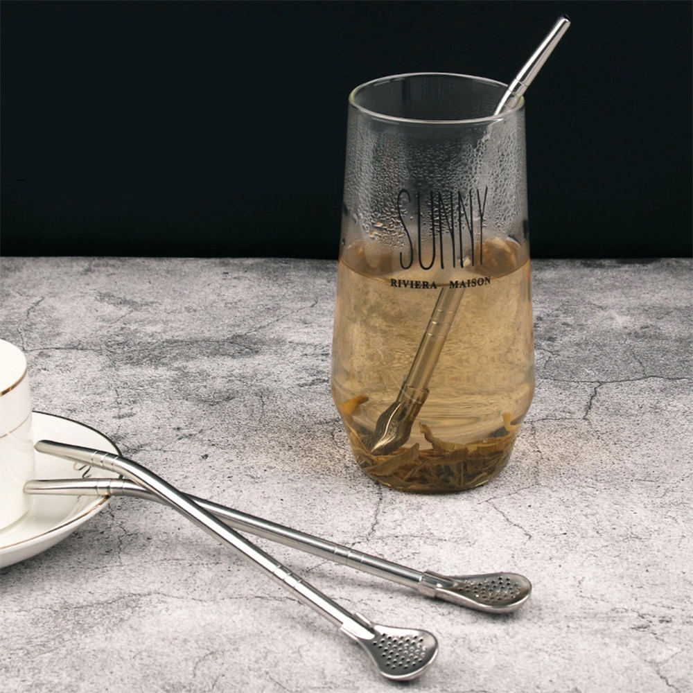 Stainless Steel Straw Spoon