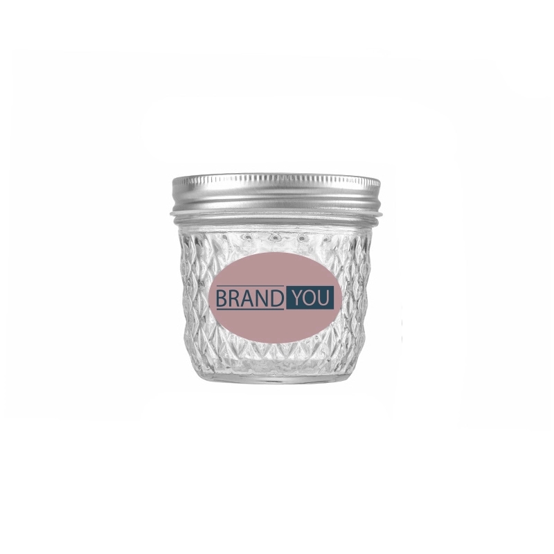 9oz Glass Mason Jar w/ Lid
