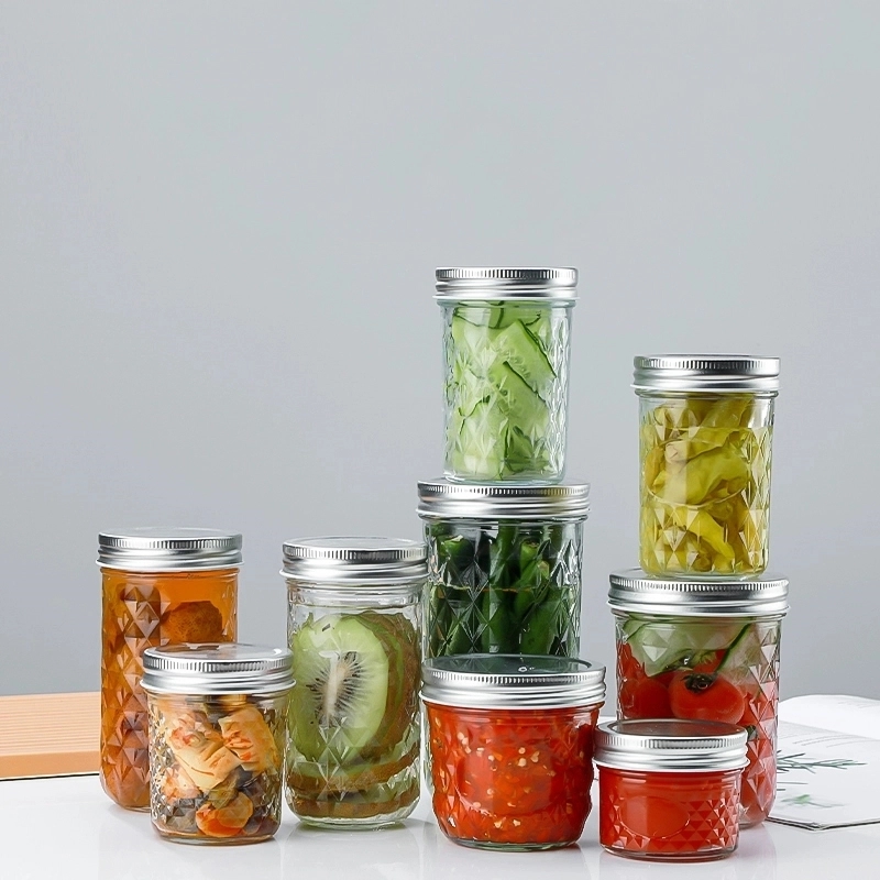 9oz Glass Mason Jar w/ Lid
