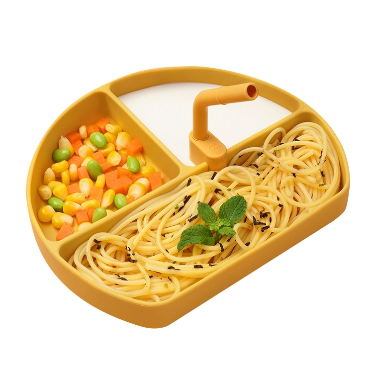 3 Divided Unbreakable Silicone Baby and Toddler Plates