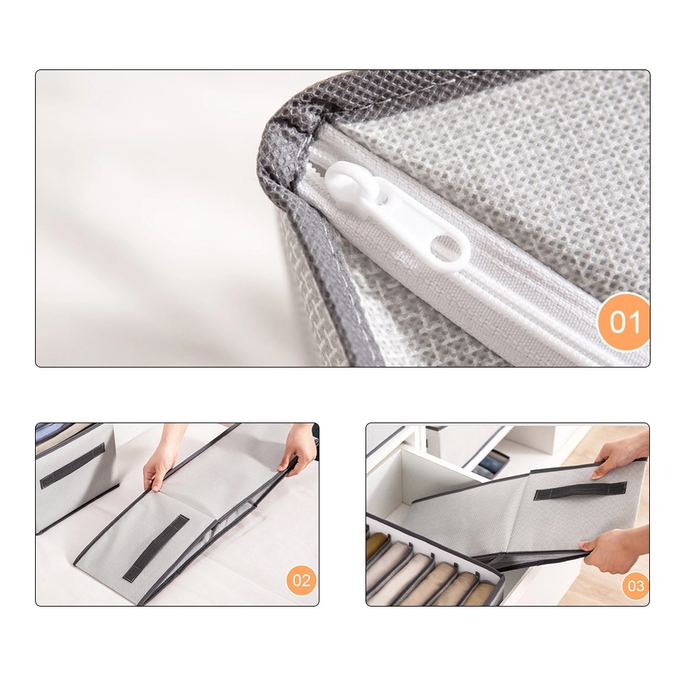 7-Grid Wardrobe Clothes Organizer