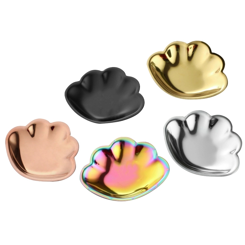 Stainless Steel Seashell Decor Tray