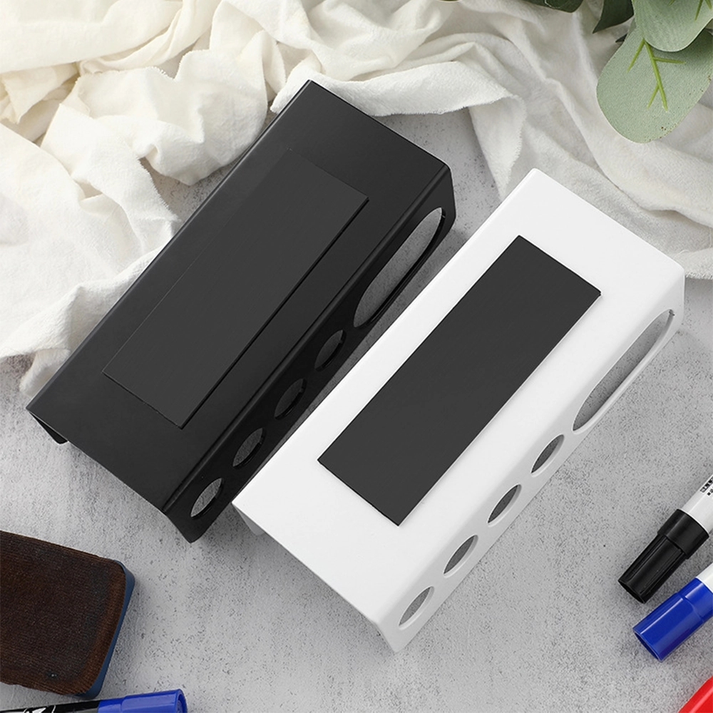 Magnetic Wall-Mounted Metal Pen Holder