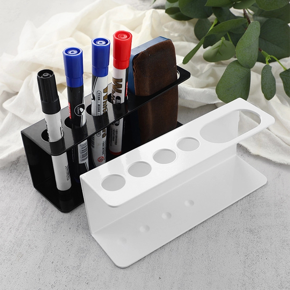 Magnetic Wall-Mounted Metal Pen Holder