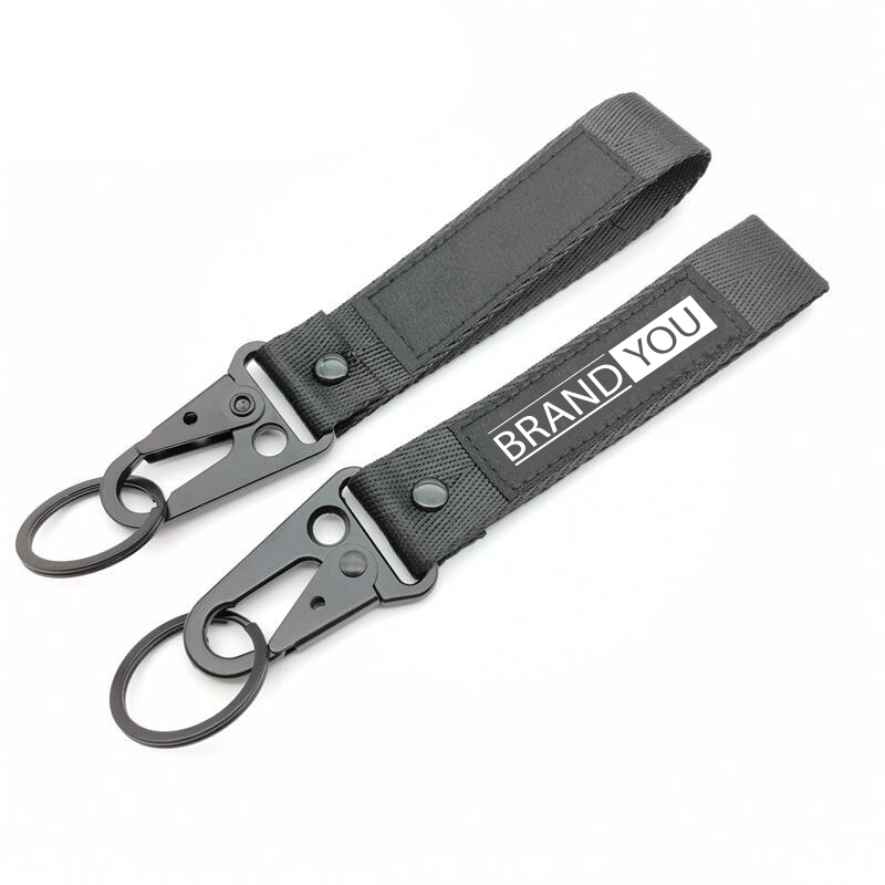 Motorcycle Embroidered Keychain