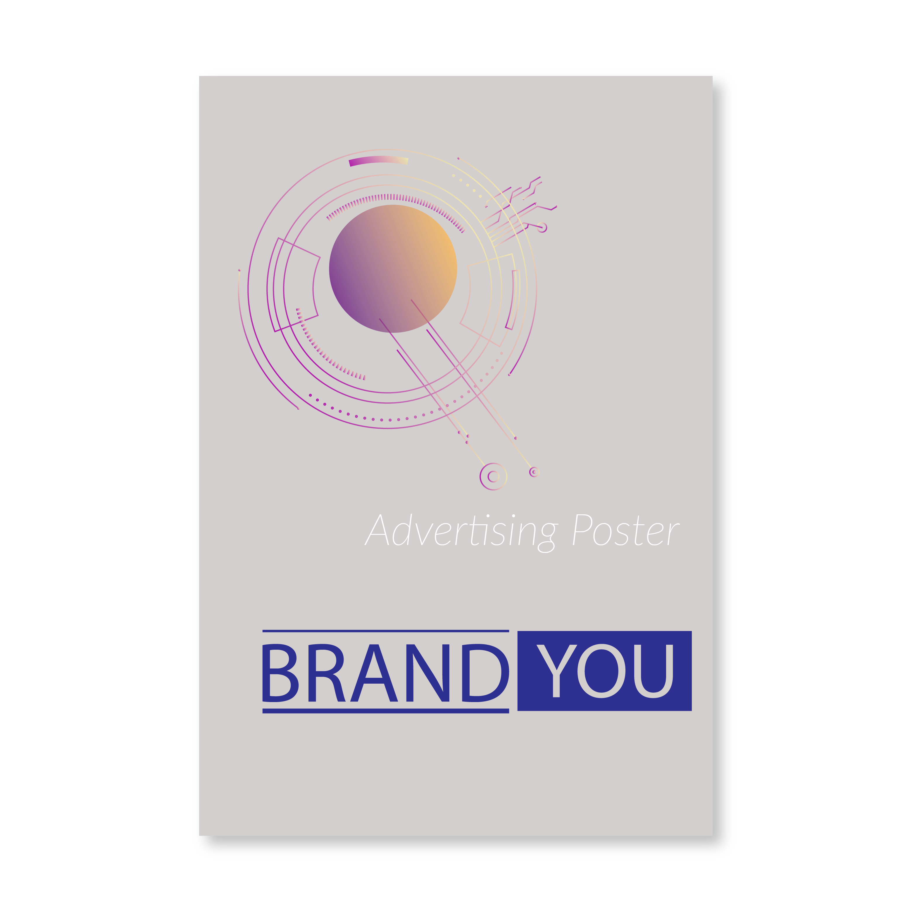 27 x 36 Inch Custom Full Color Advertising Poster
