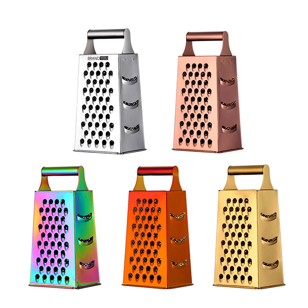 Large Stainless Steel 4 Sides Grater Slicer w/ Handle