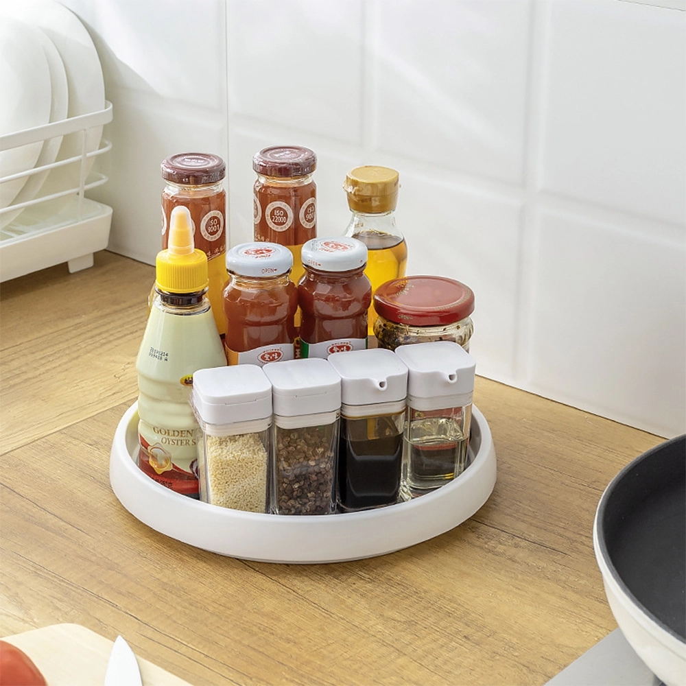 12 Inch Non-Skid Turntable Organizer Spinning Rack
