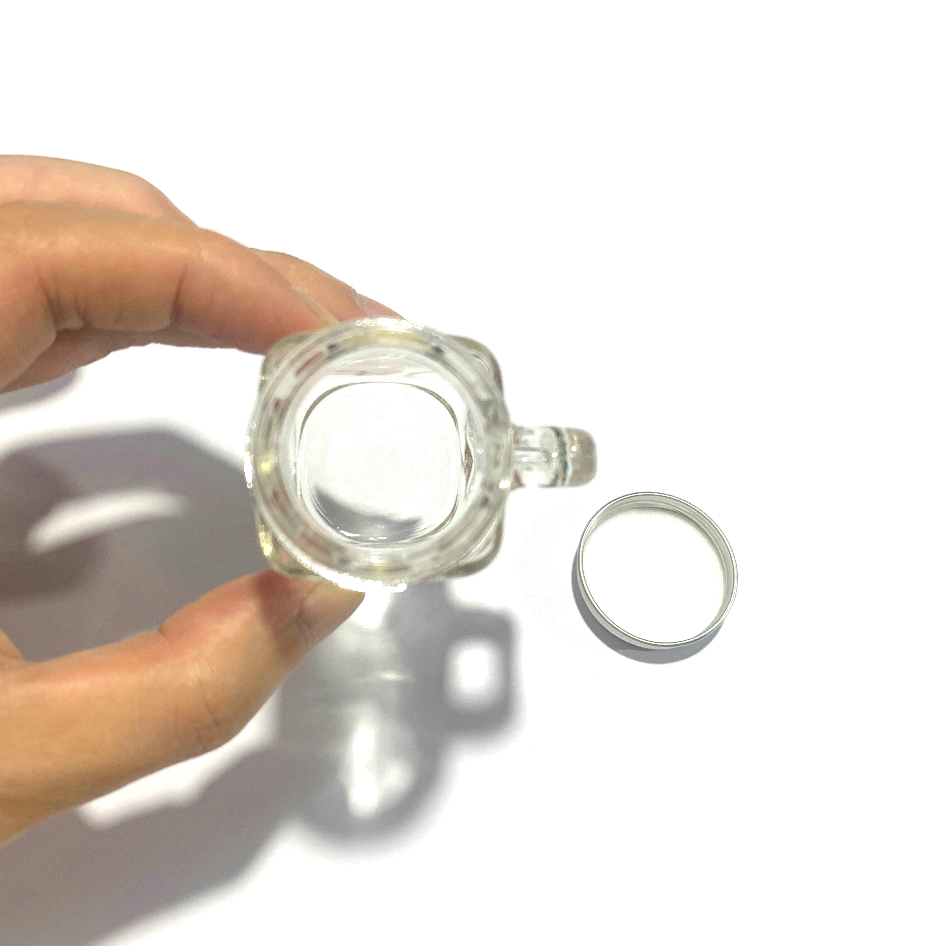 1 oz Classic Glass Mini Mason Jars with Lids & Handles