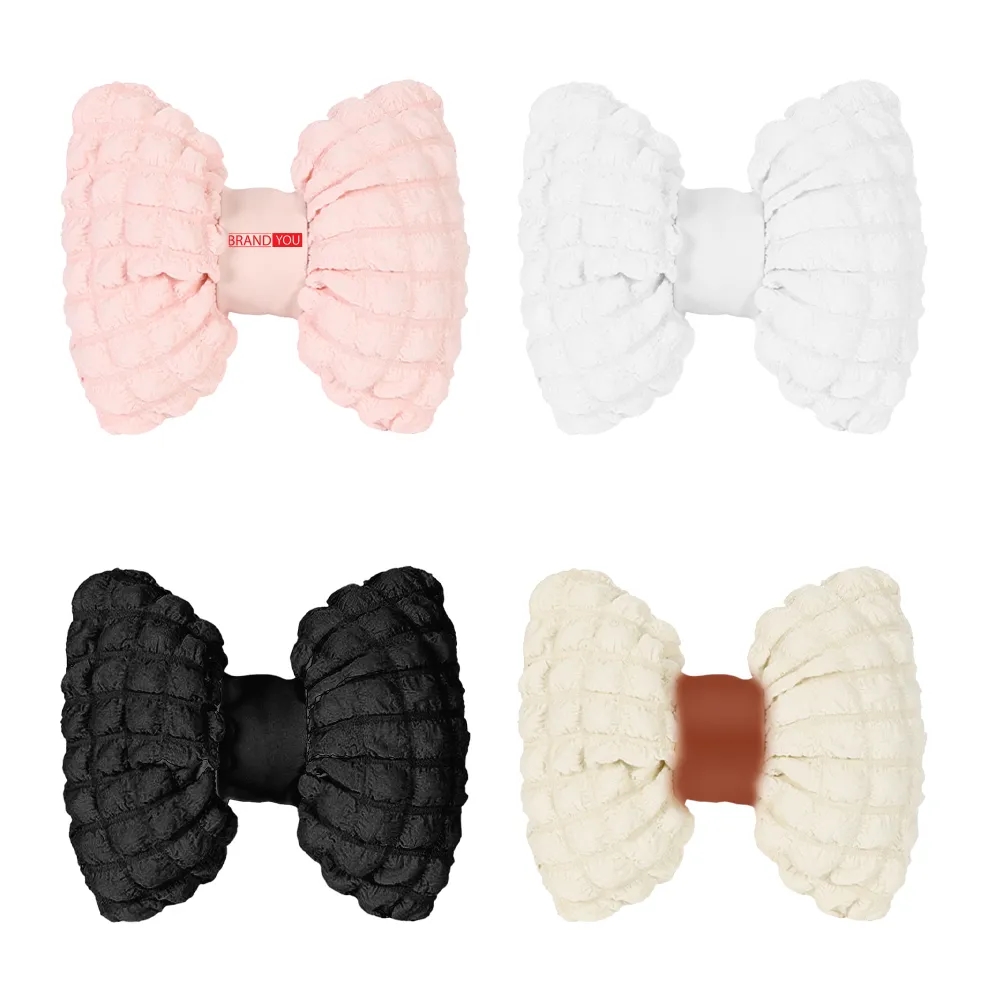 Car Headrest Neck Cushion Pillow Bow